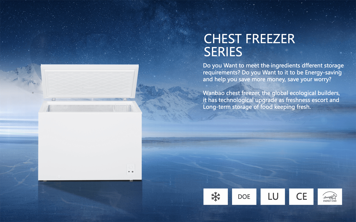 Refrigerators, Chest Freezers & Upright Commercial Display Cabinets
