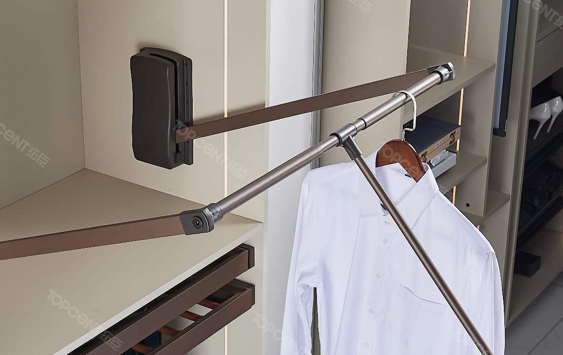 Closet storage series hardware items