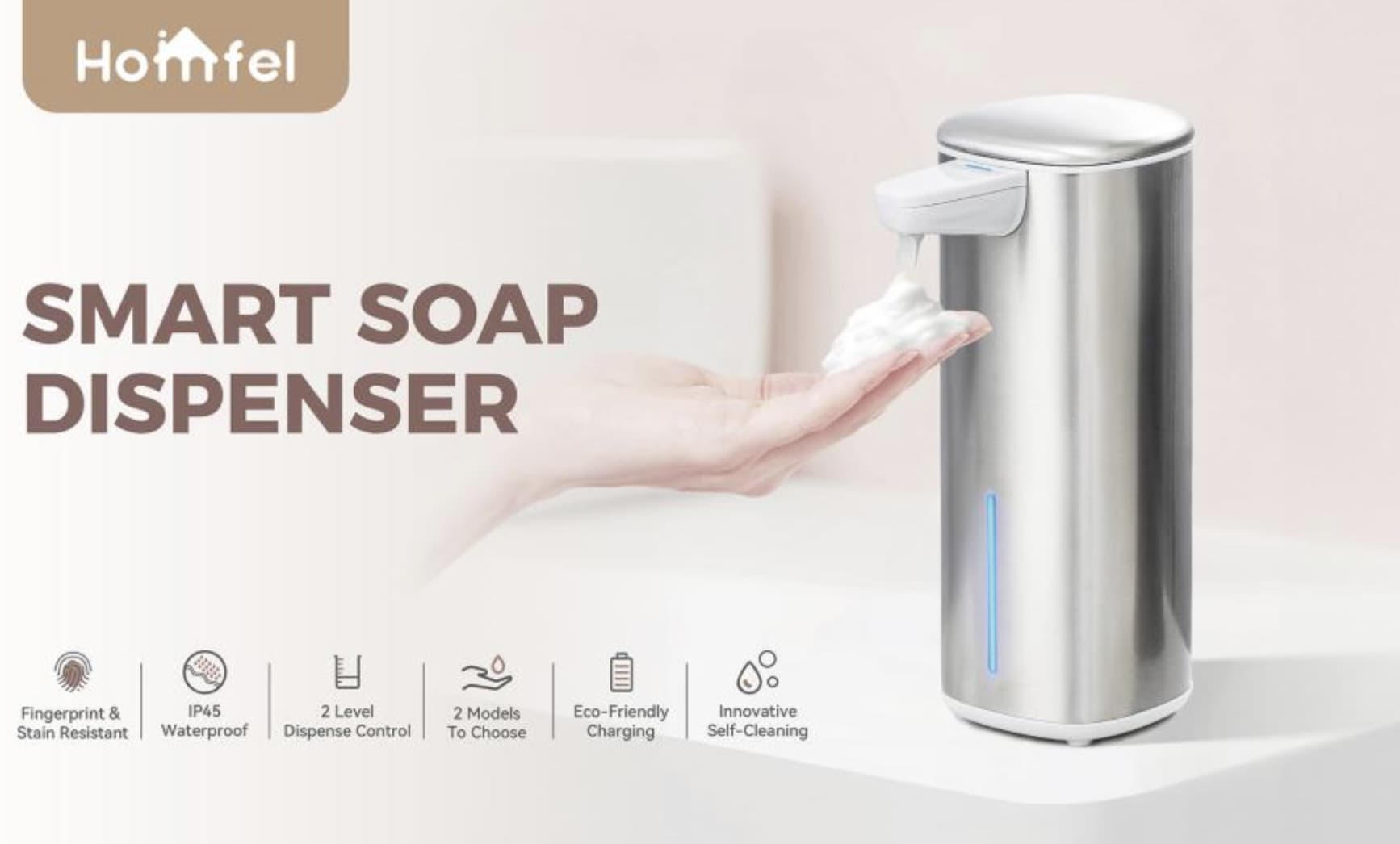 Motion Automatic Soap Dispenser Smart Sensor Bin